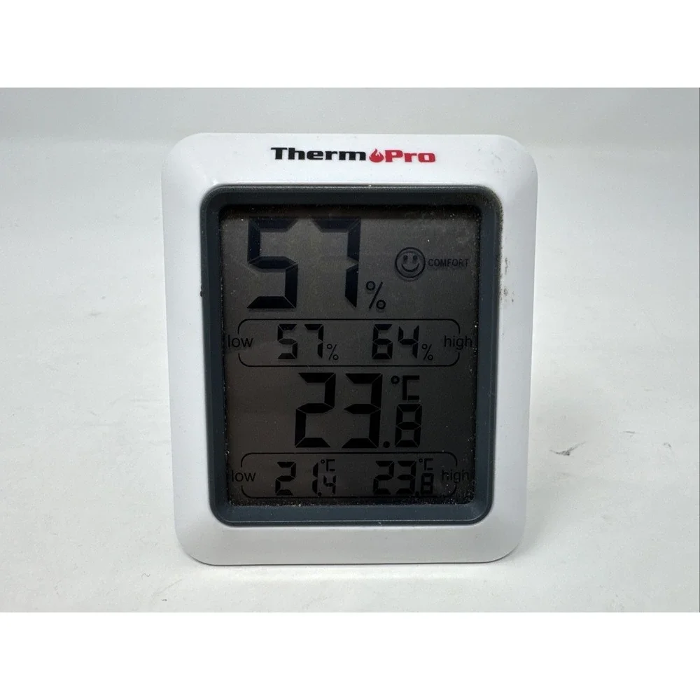 ThermoPro TP-50‎ Temperature and Humidity Monitor White
